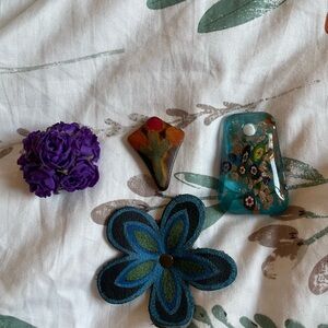 Upcycled Bohemian Jewelry/crafting item bundle